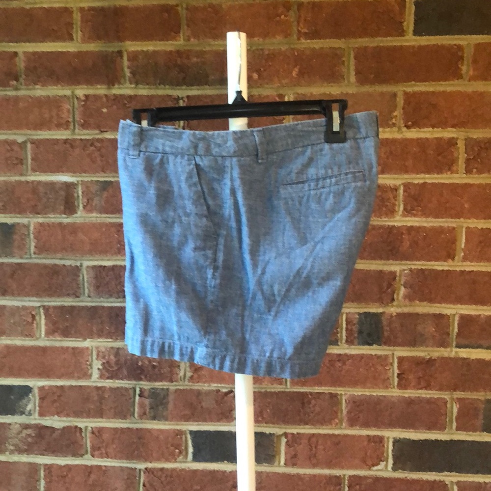 Merona: 4 1/5 inch Chino Shorts: Chambray: Size 10